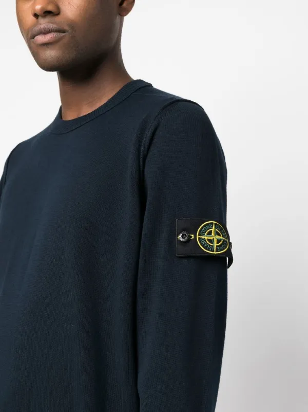 Stone Island Logo-Patch Sweatshirt