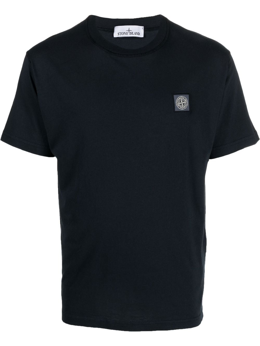 Stone Island Logo-print Short-sleeved T-shirt In Blue