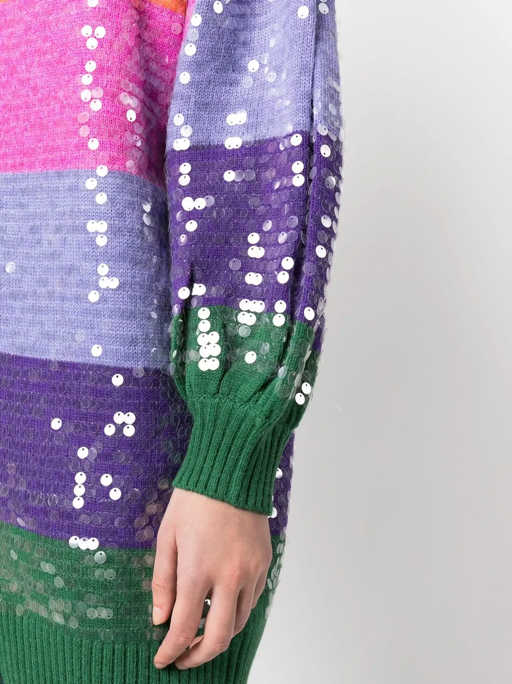 FARM Rio sequinembellished Rainbow Cardigan Farfetch