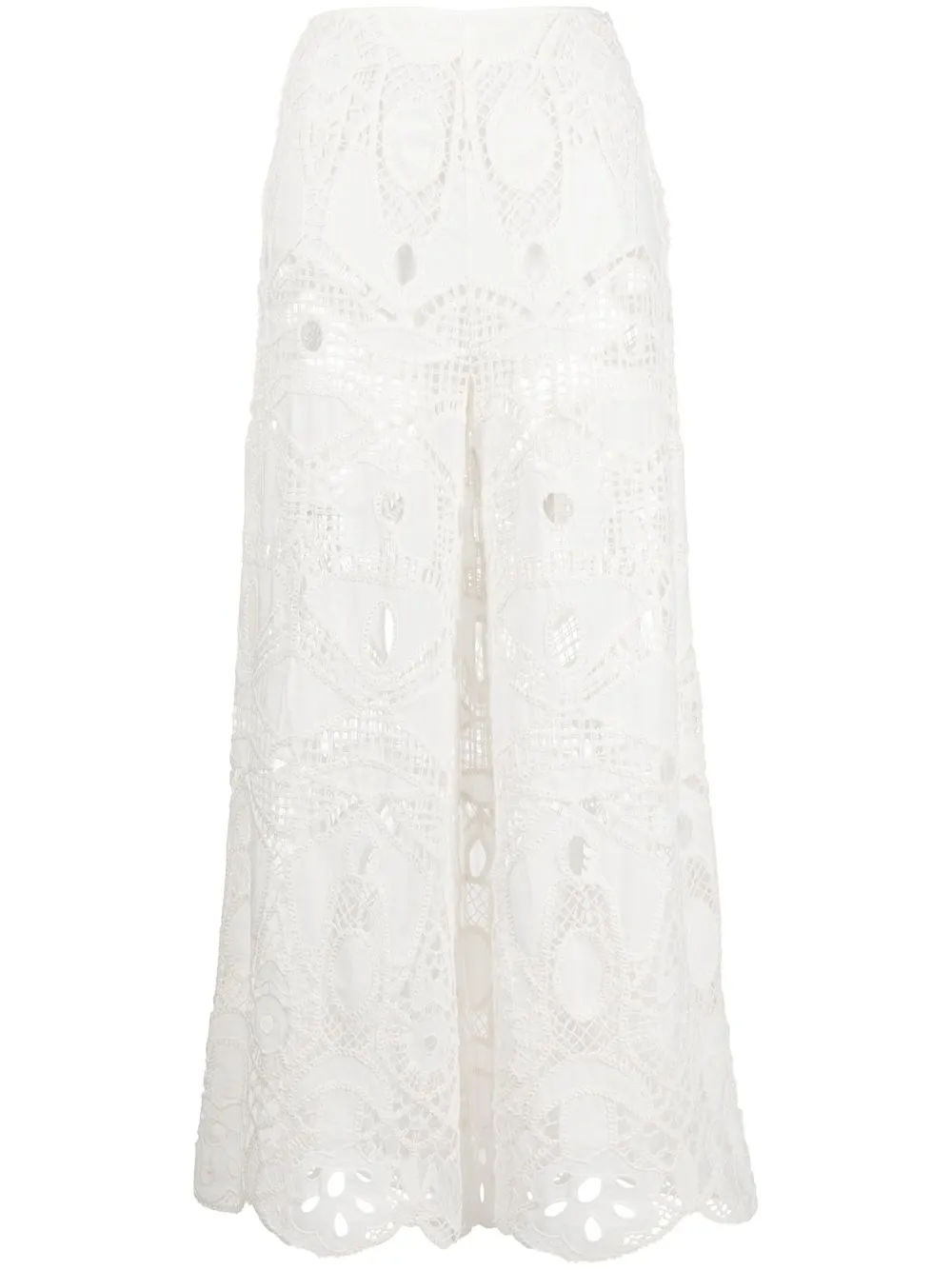 

Cult Gaia Cove embroidered trousers - White