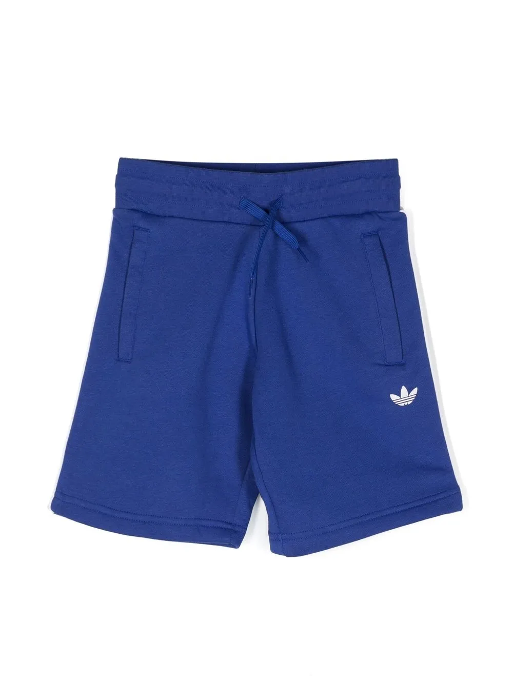 

adidas Kids logo-print track shorts - Blue