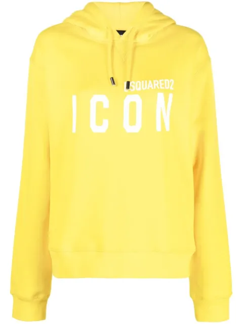 DSQUARED2 logo-print drawstring hoodie Women