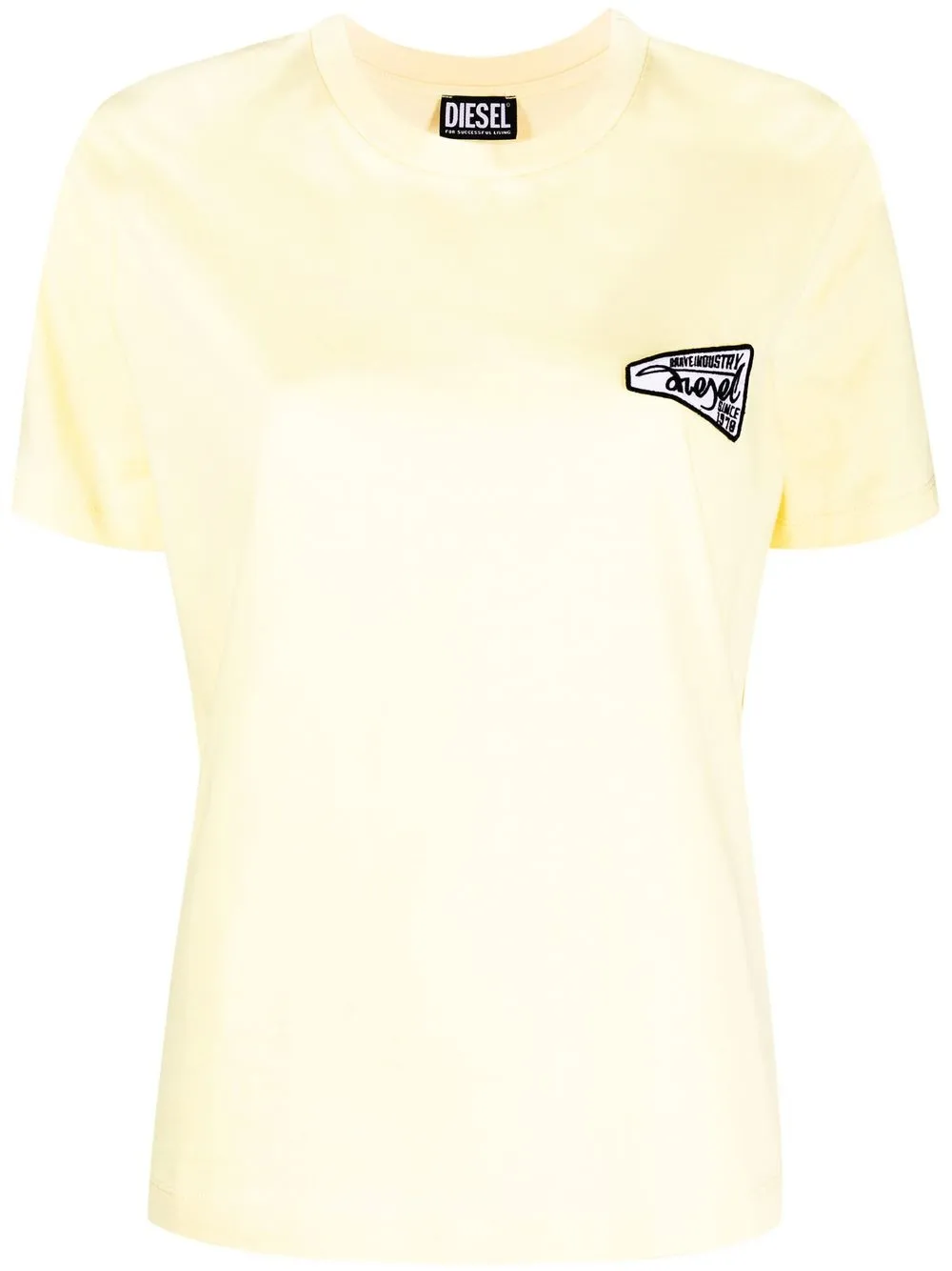 

Diesel playera con parche del logo - Amarillo