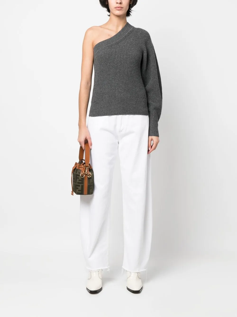 ISABEL MARANT Asymmetrische trui - Grijs