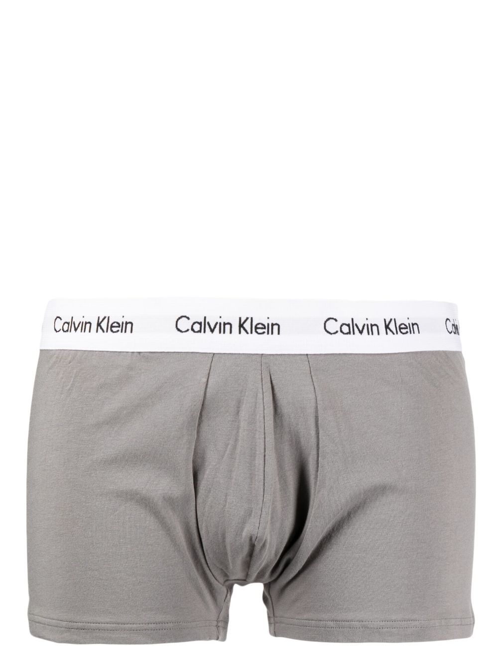 Calvin Klein Drie boxershorts met logoband - Groen