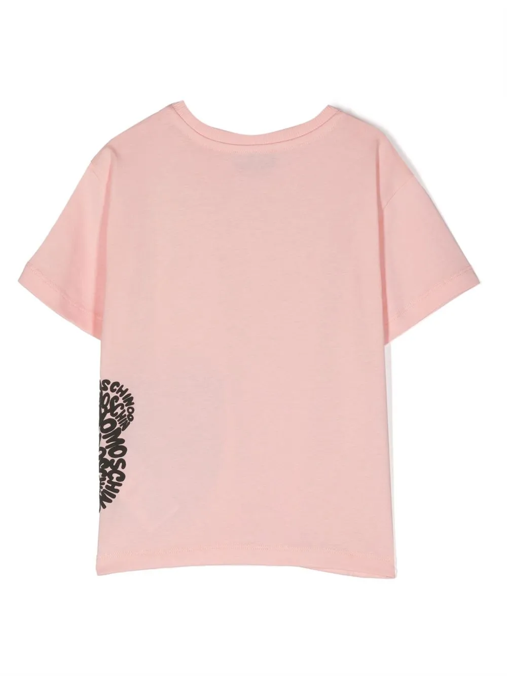 Moschino Kids T-shirt met logoprint - Roze