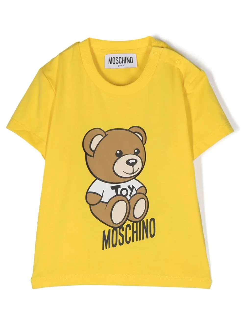 

Moschino Kids Teddy Bear-print T-shirt - Yellow