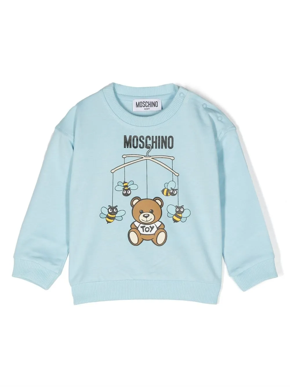 

Moschino Kids Teddy Bear cotton sweatshirt - Blue