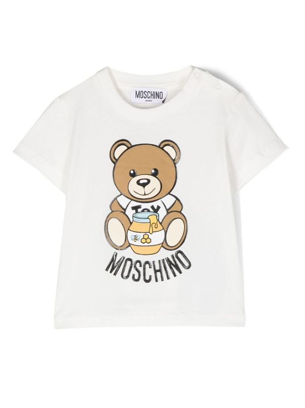 Moschino Kids Teddy Bear-print T-shirt - Farfetch