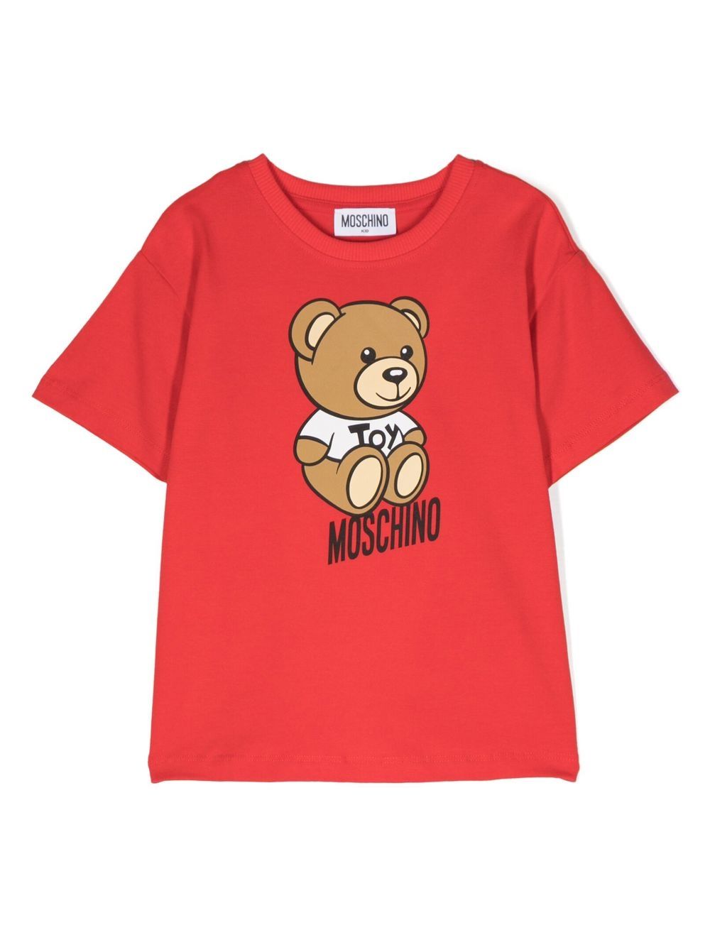 

Moschino Kids Teddy Bear motif T-shirt - Red