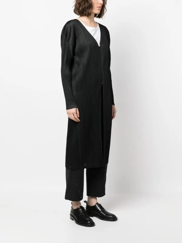 Pleats Please Issey Miyake プリーツ ジップアップ コート - Farfetch