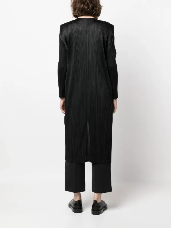 Pleats Please Issey Miyake プリーツ ジップアップ コート - Farfetch