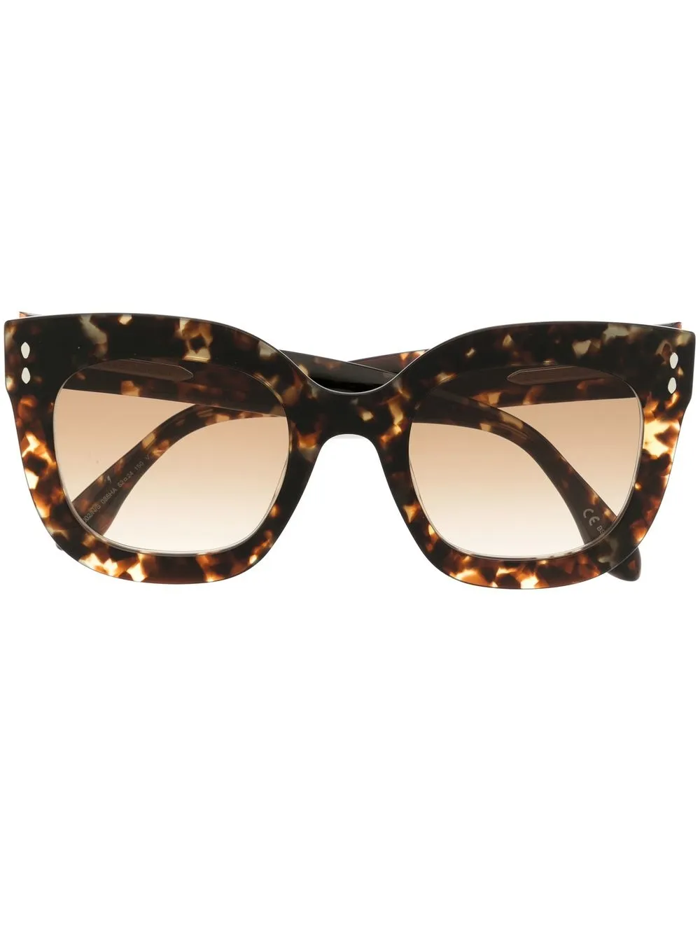 

Isabel Marant lentes de sol con armazón cuadrada - Marrón