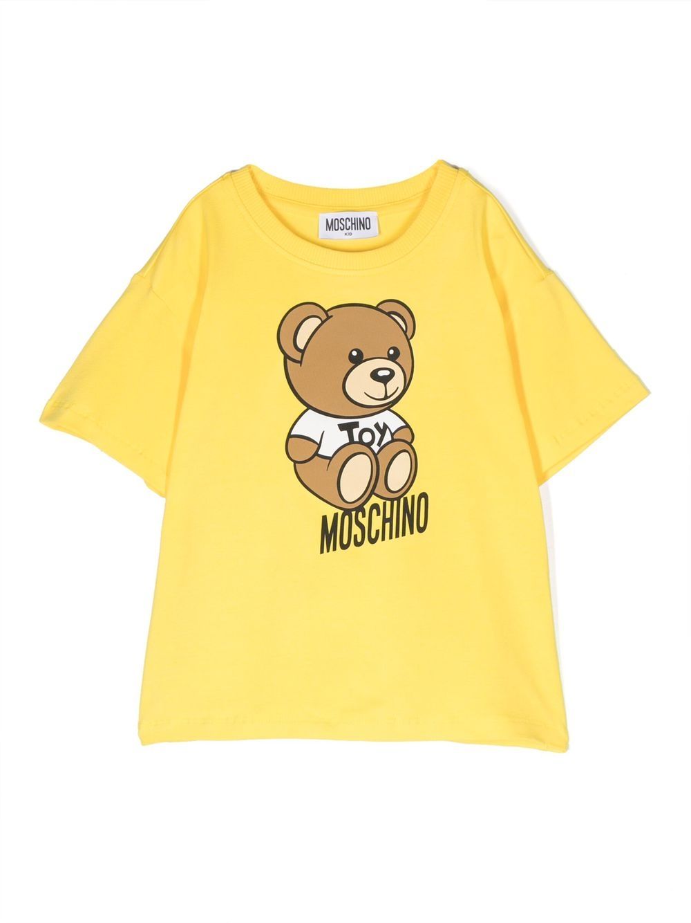 

Moschino Kids Teddy Bear motif T-shirt - Yellow