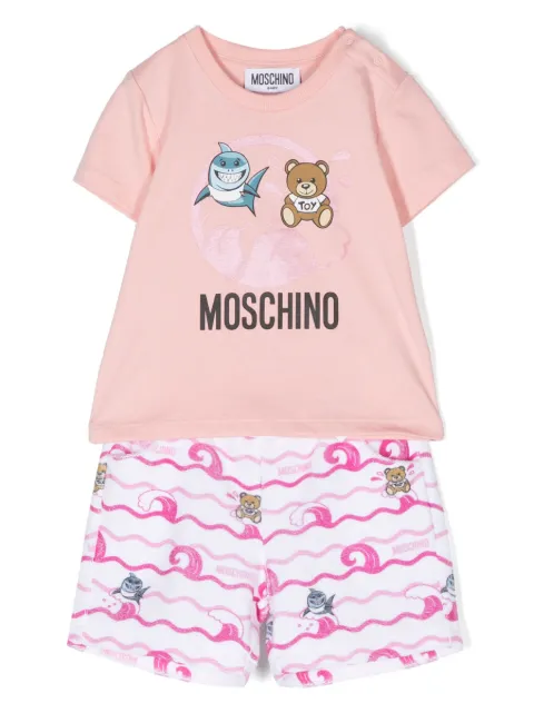 Moschino Kids set-of-two Teddy-Bear print tracksuit