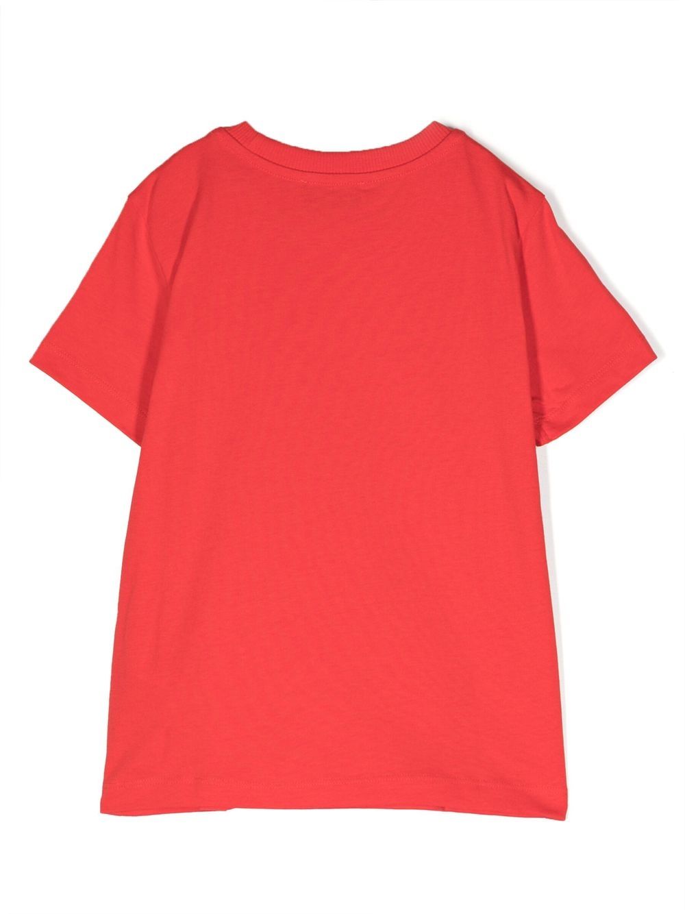 Moschino Kids Katoenen T-shirt - Rood