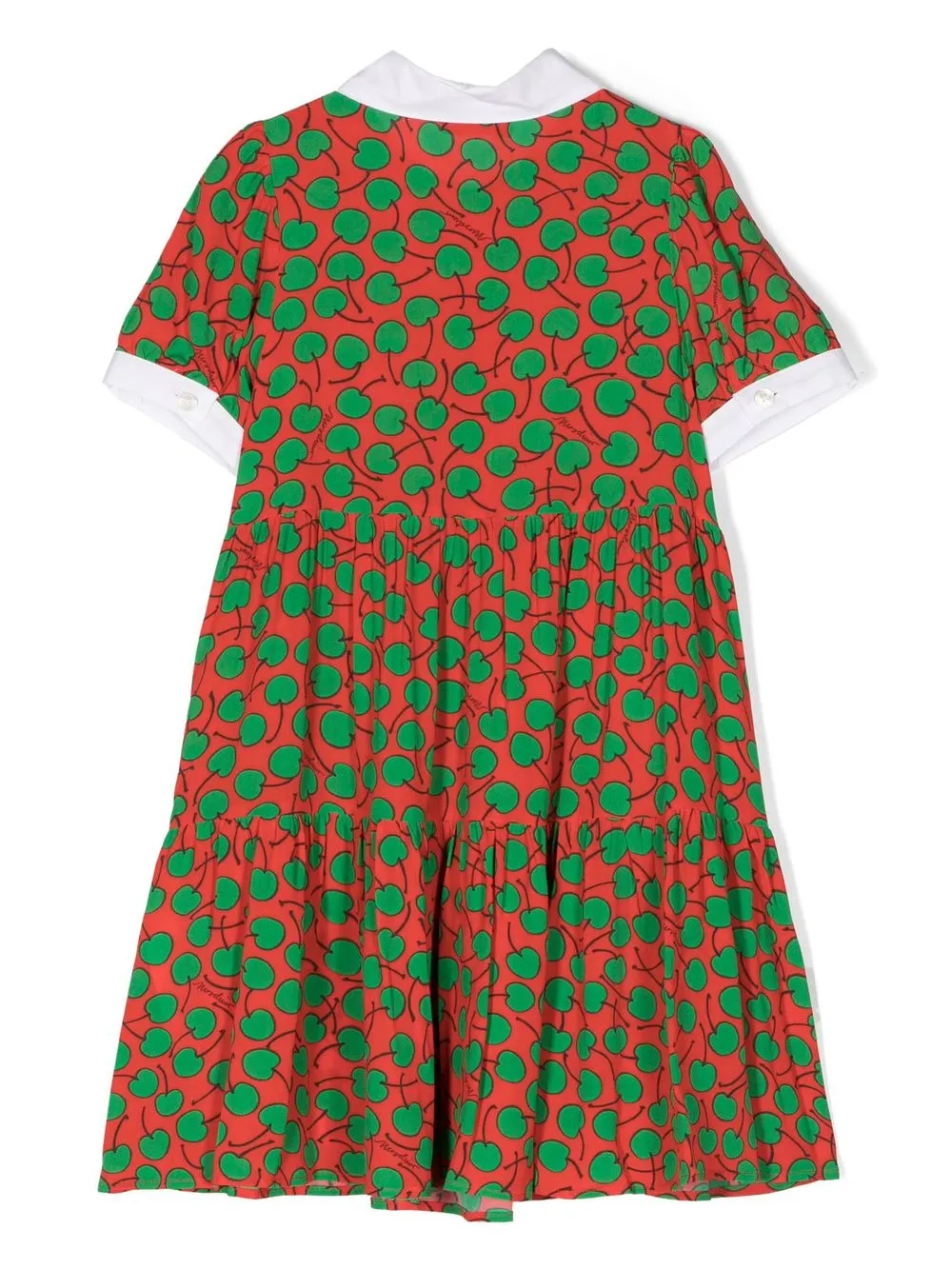 

Moschino Kids apple-print short-sleeved shirt - Red