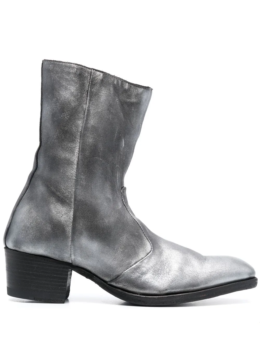 Jean Michel Cazabat metallic finish Ankle Boots Farfetch