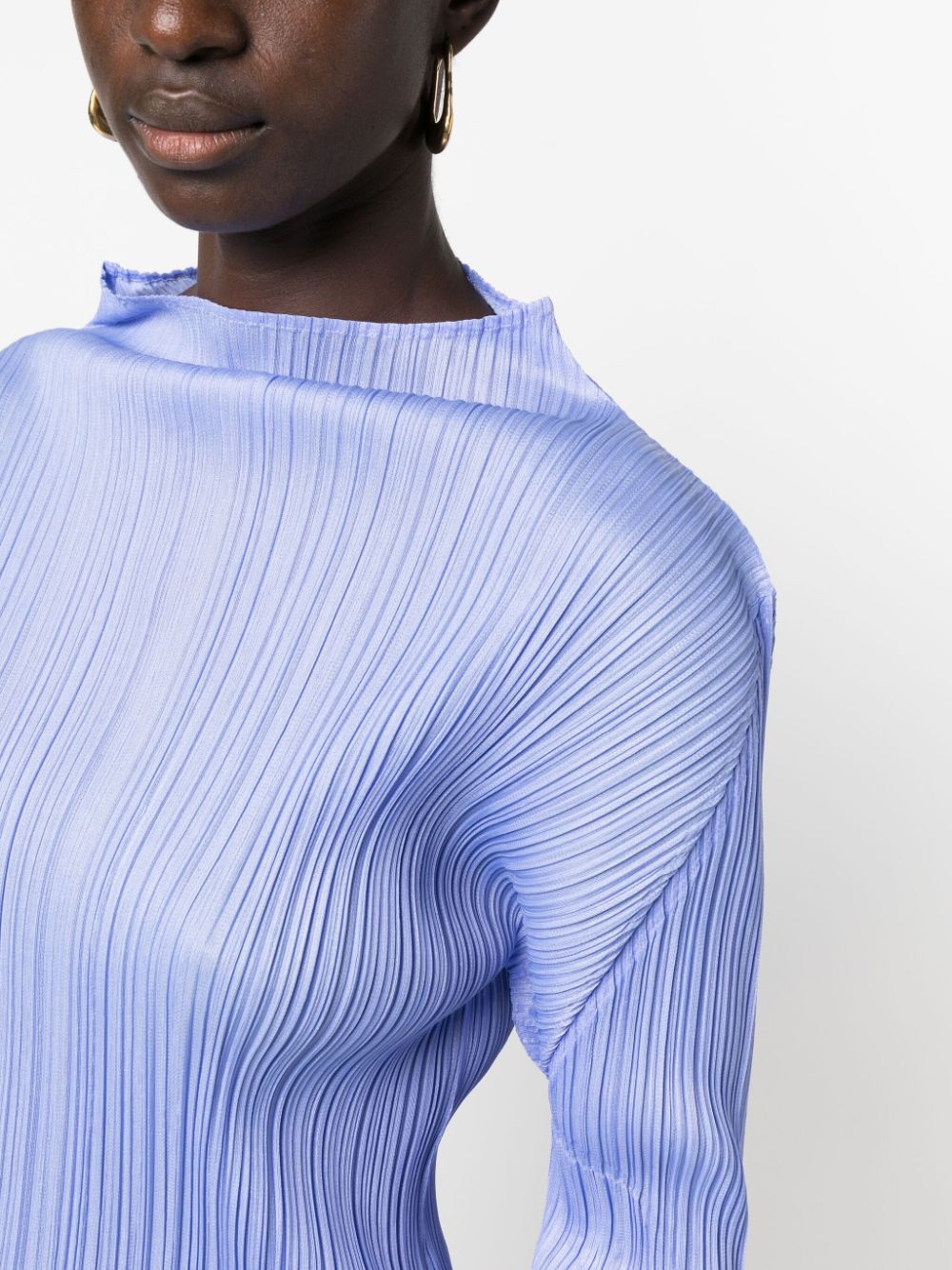 Pleats Please Issey Miyake モックネック ブラウス - Farfetch