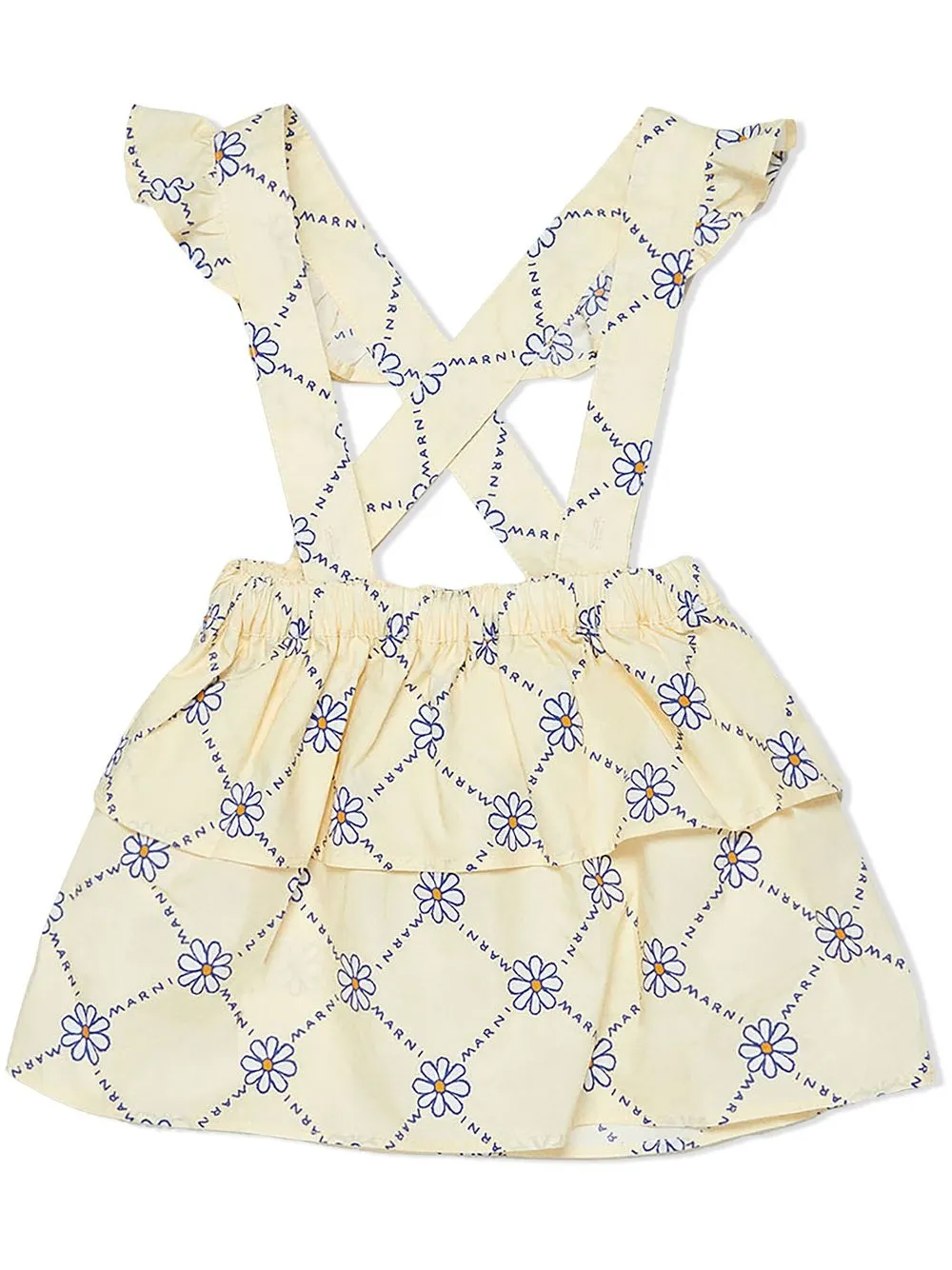 

Marni Kids falda con estampado floral - Amarillo