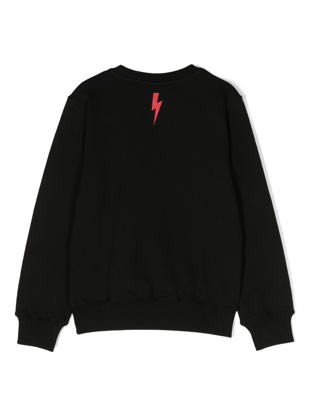 Neil Barrett Kids Sweater met logoprint - Zwart