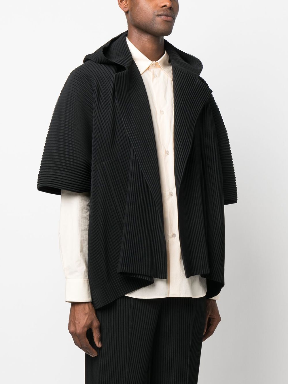 Homme Plissé Issey Miyake plissé-effect Hooded Jacket - Farfetch