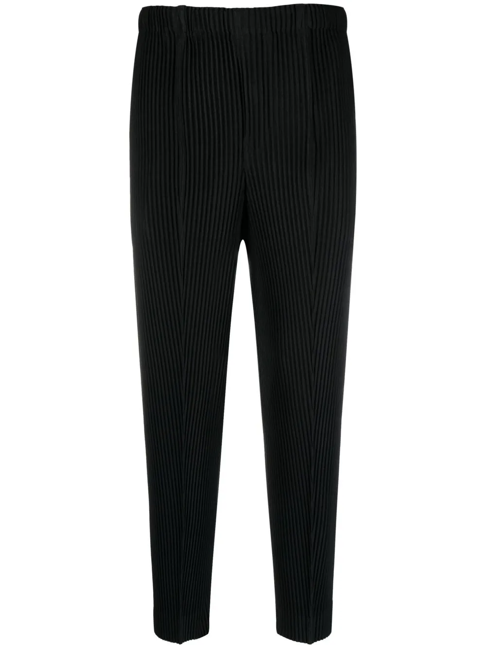 

Homme Plissé Issey Miyake plissé-effect cropped trousers - Black