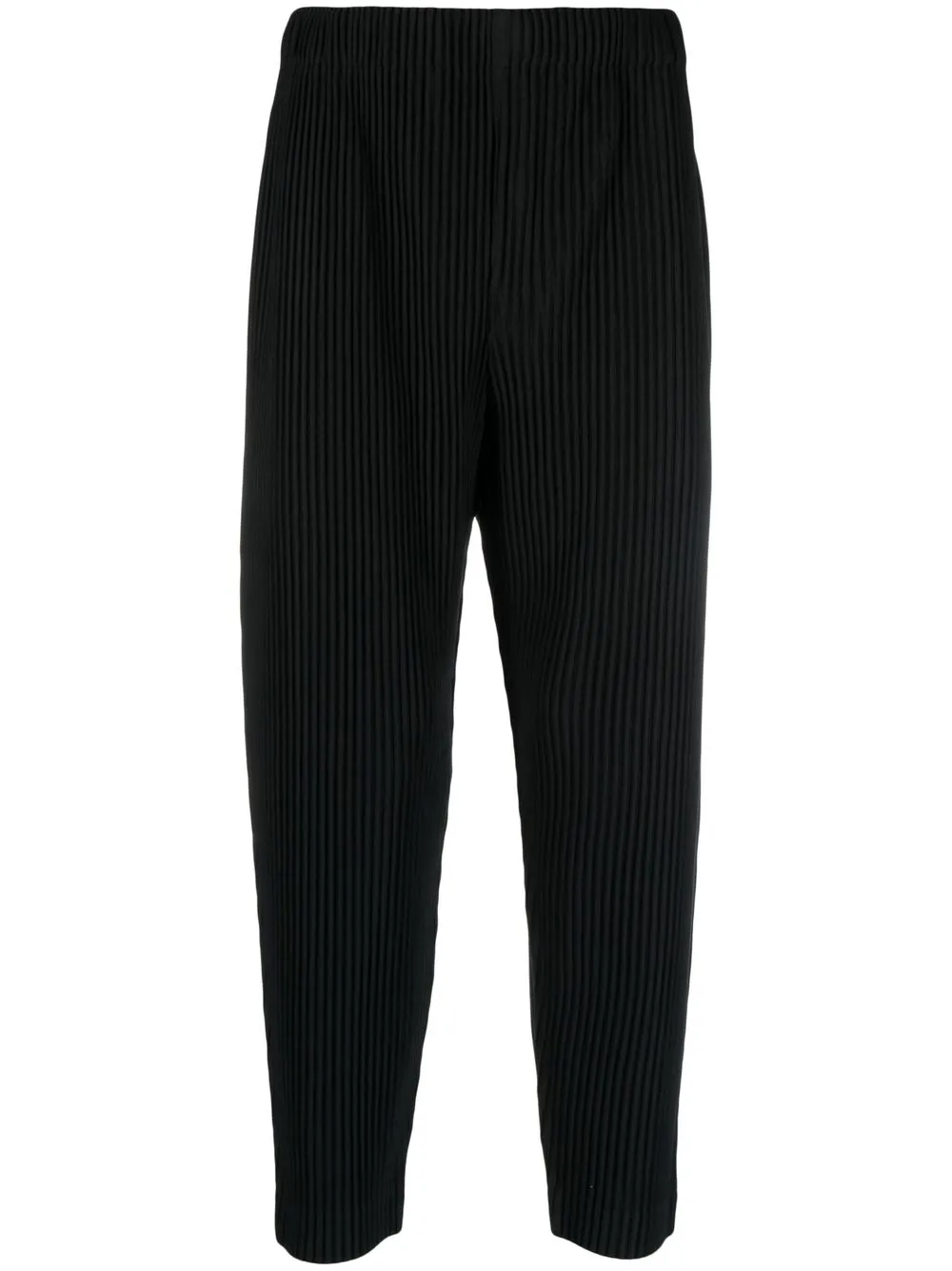 

Homme Plissé Issey Miyake plissé-effect cropped trousers - Black