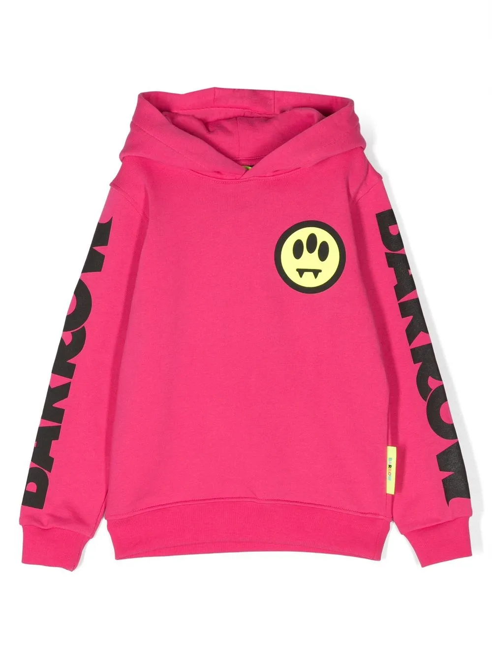 

Barrow kids logo-print cotton hoodie - Pink