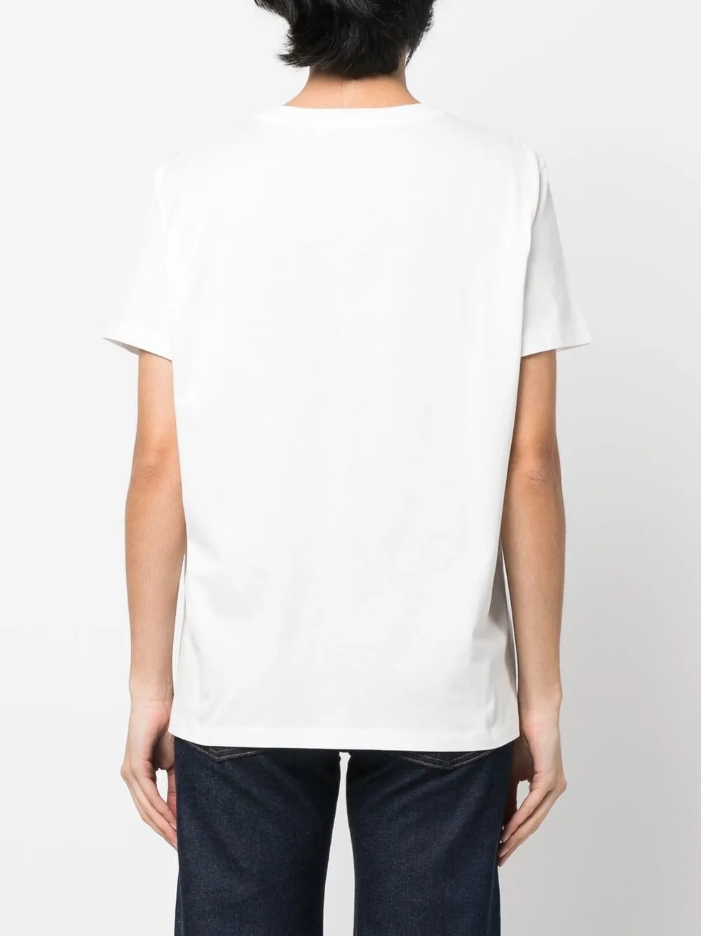 Max Mara T-shirt met tekst Wit