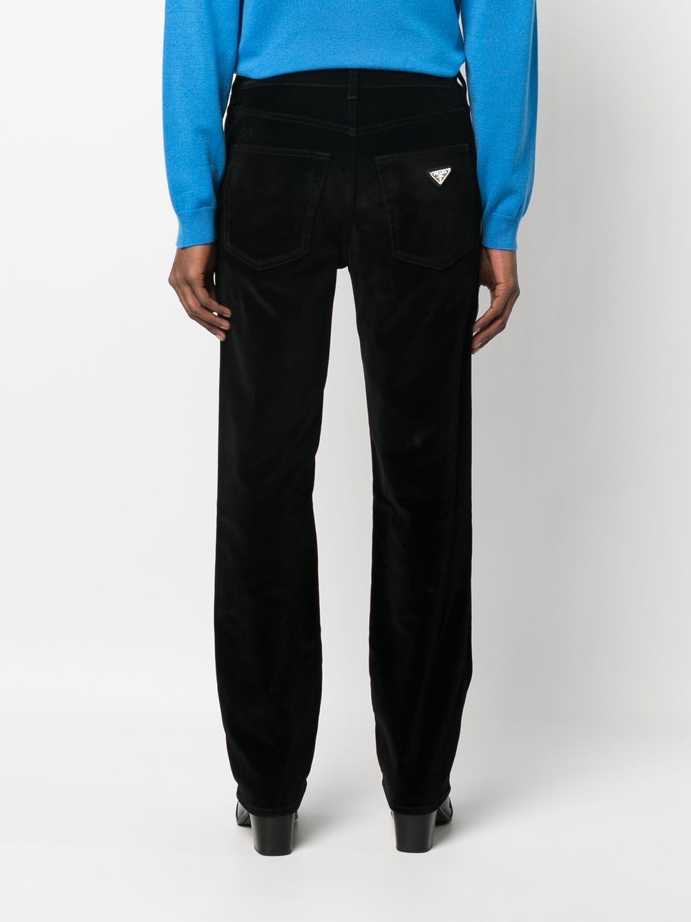 Prada Velvet straight-leg Denim Trousers - Farfetch