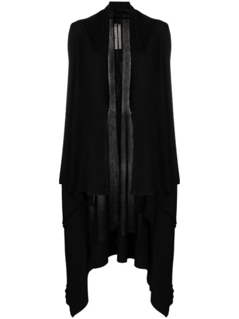 Rick Owens - draped long-sleeve cardigan