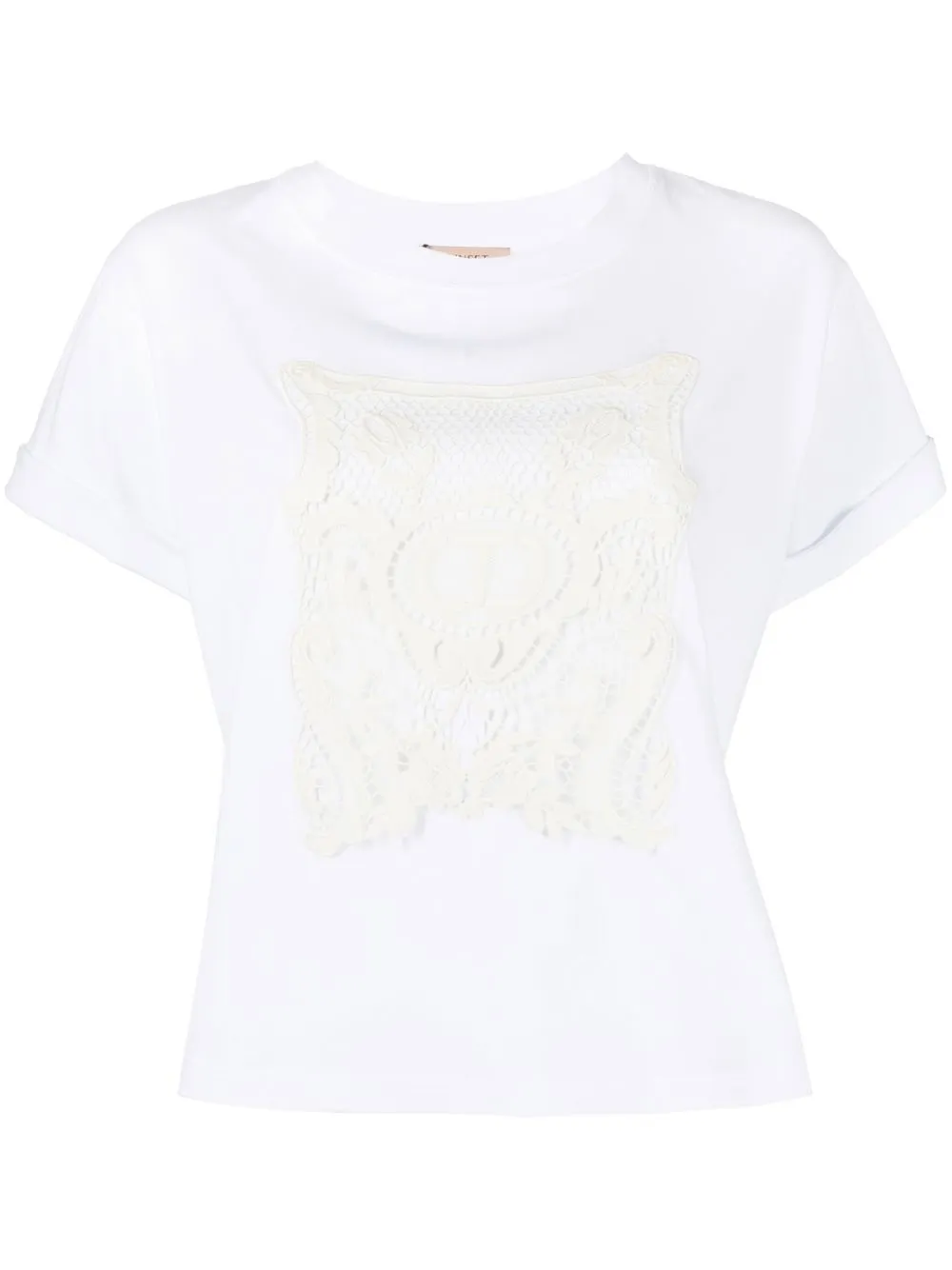 

TWINSET playera con bordado - Blanco