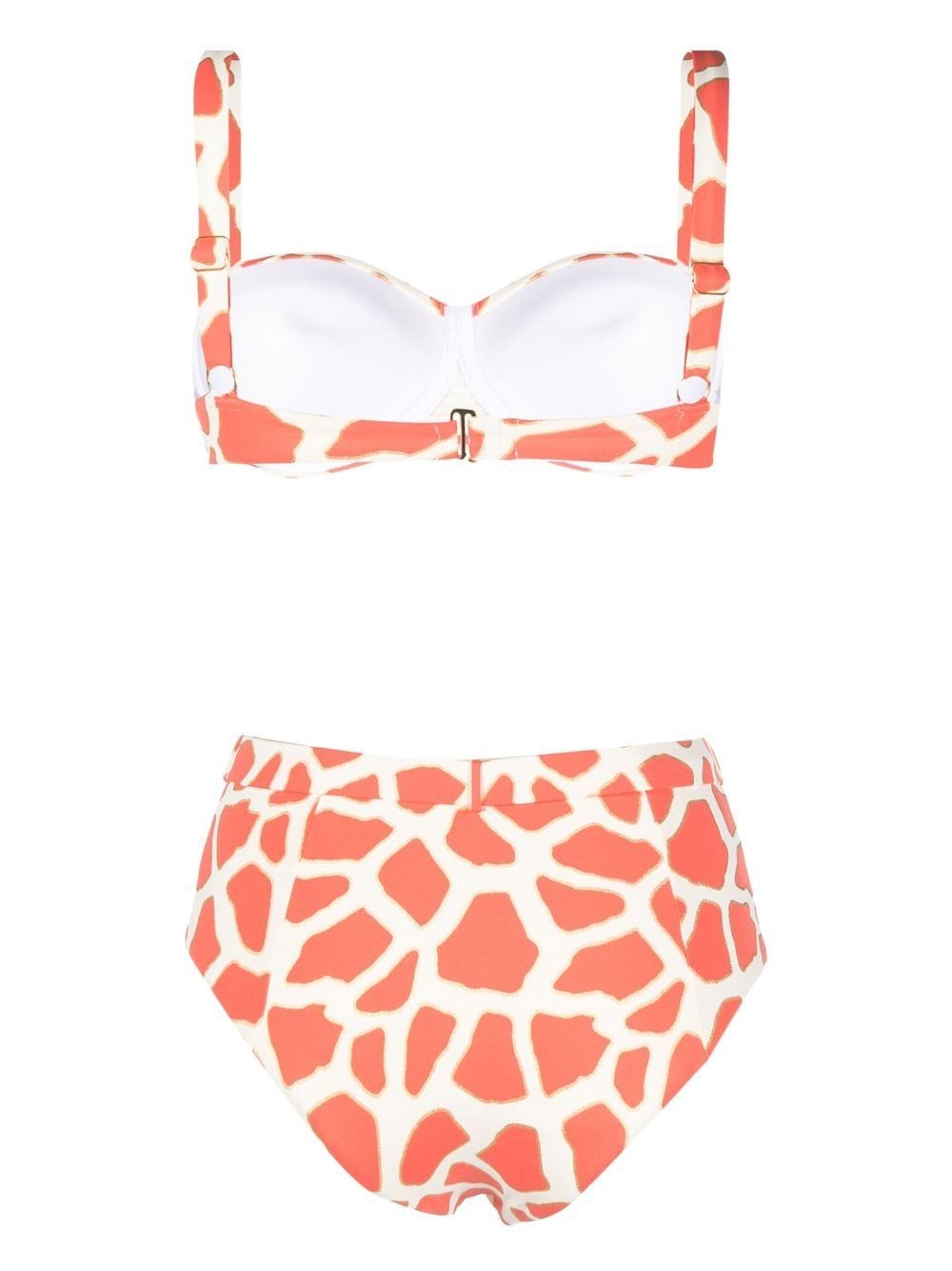 STYLAND x Sofia Erhan Swimwear zwemkleding met zebraprint - Wit