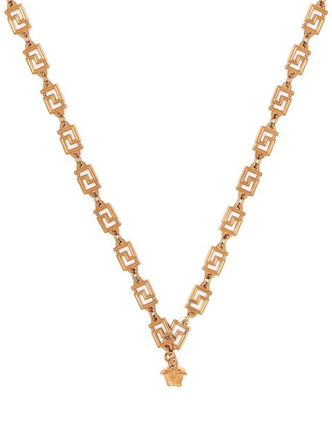 Versace Greca chain-link necklace