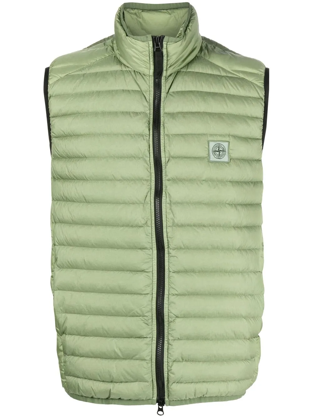 

Stone Island Compass-patch padded gilet - Green