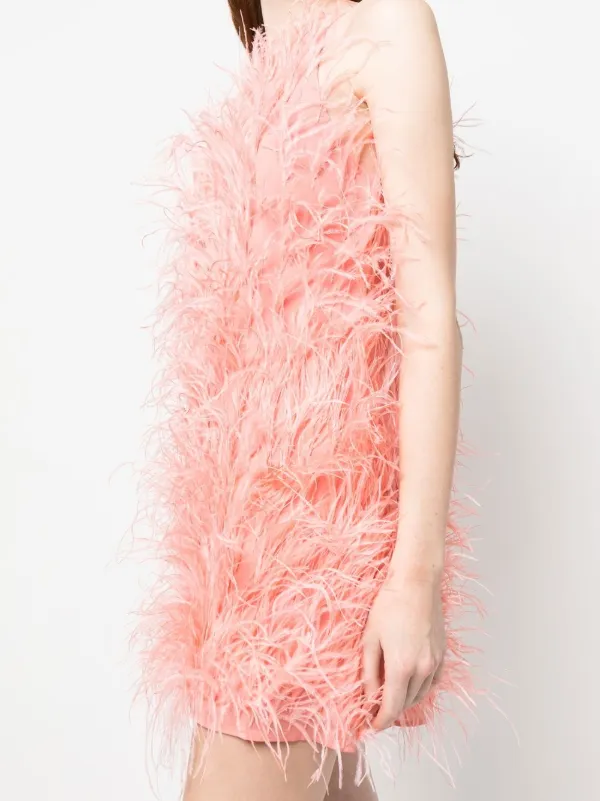 Cult Gaia Shannon feather-embellished Mini Dress - Farfetch