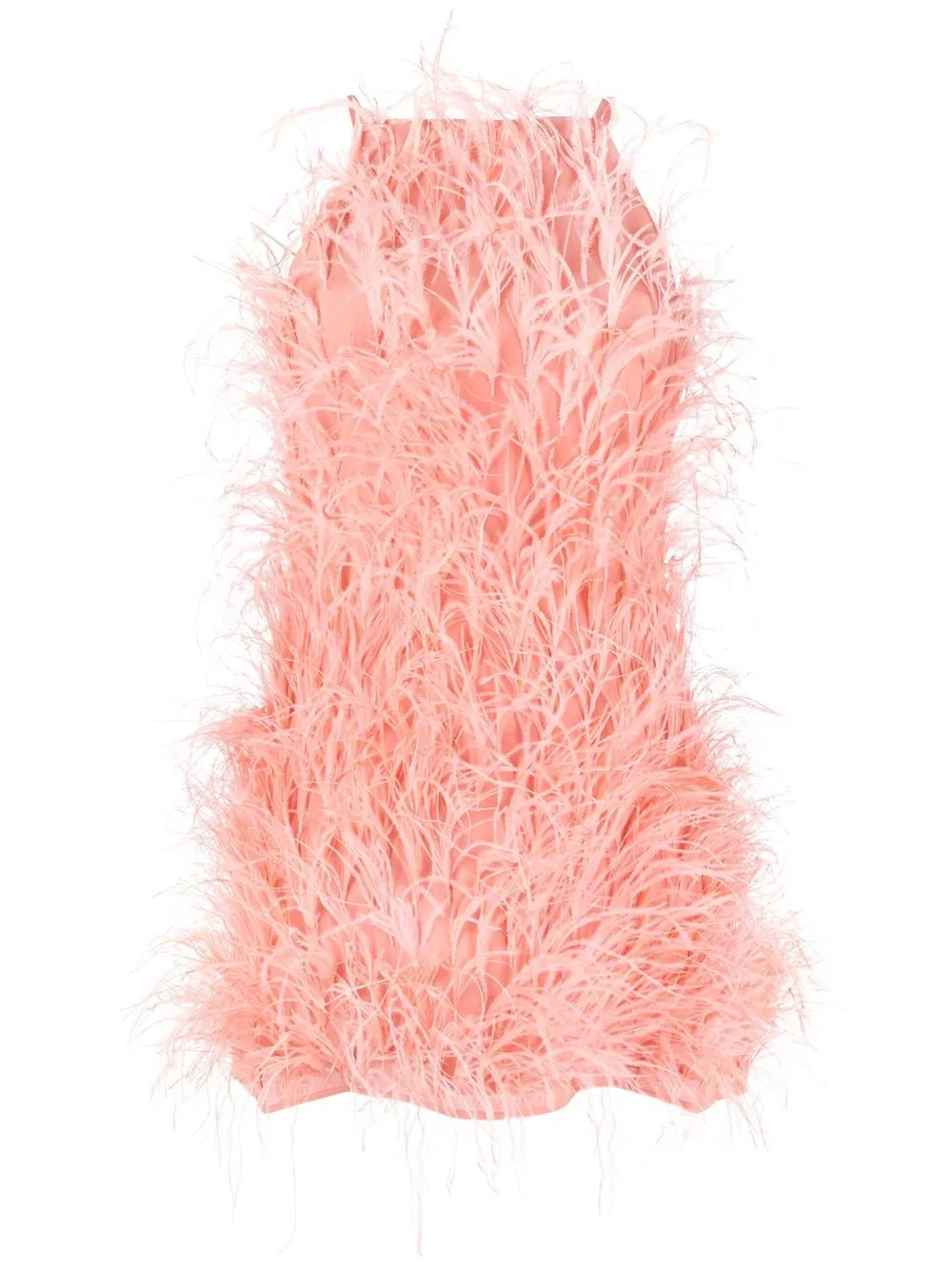 

Cult Gaia Shannon feather-embellished mini dress - Pink