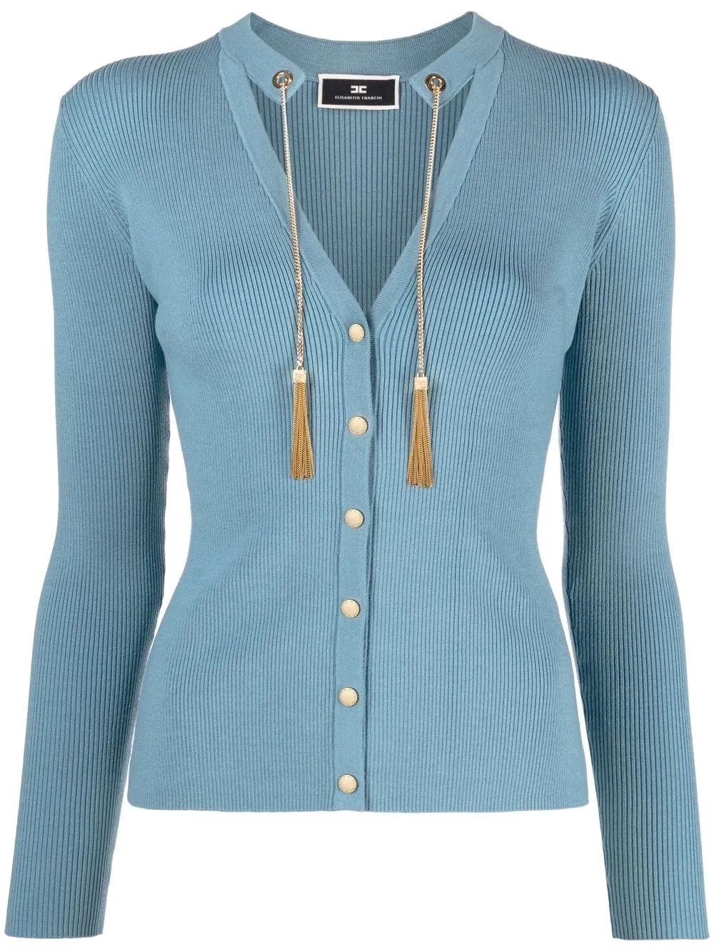 

Elisabetta Franchi knitted button-fastening cardigan - Blue