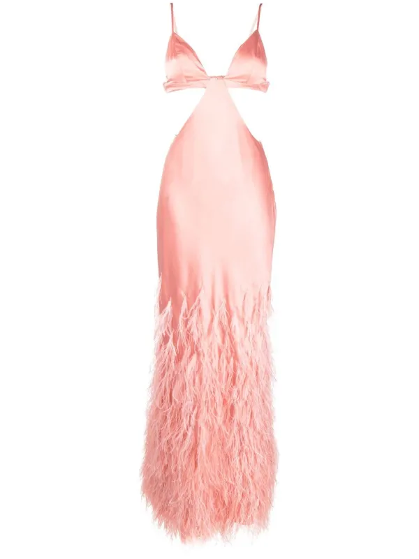 open lace back dress A.L.C. Opal Dress in Rose main image 0