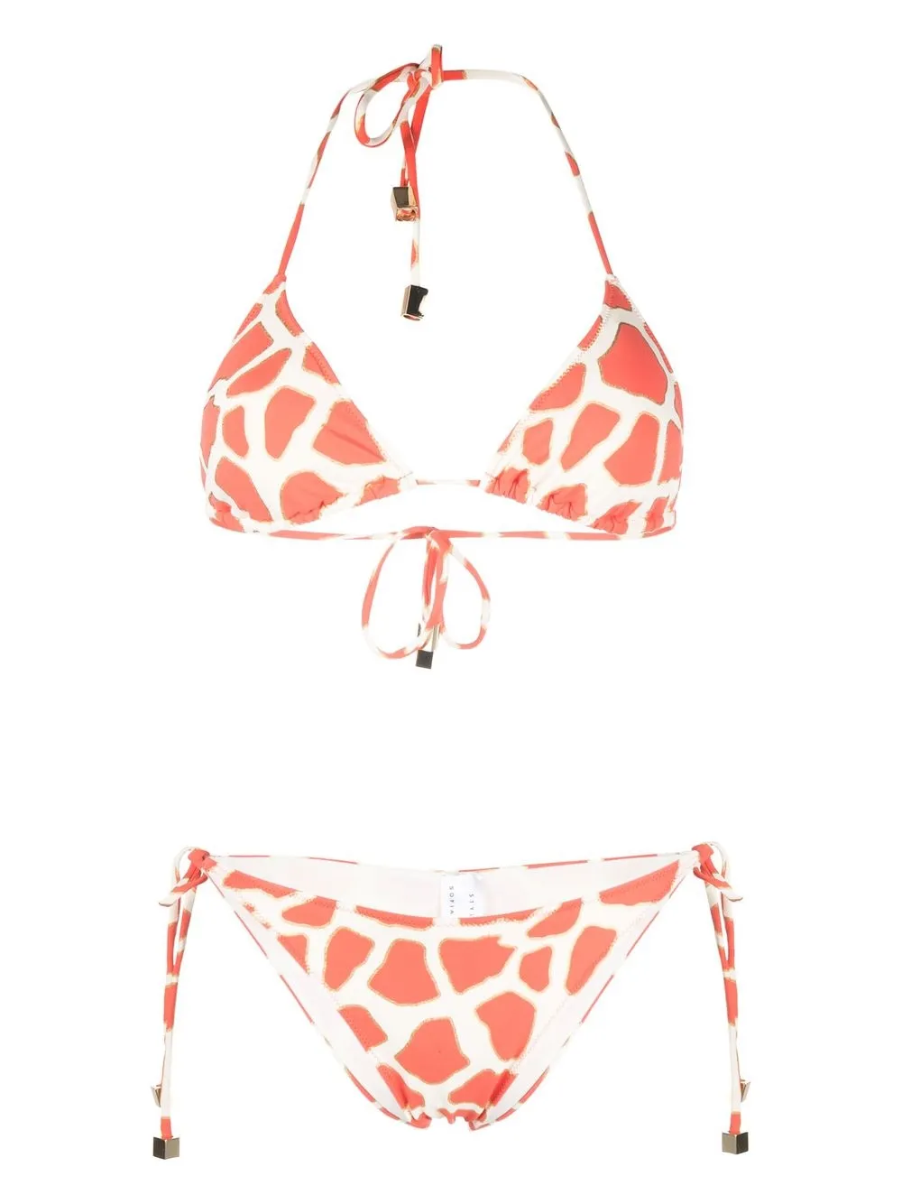 

STYLAND bikini con estampado de cebra de STYLAND x Sofia Erhan Swimwear - Blanco