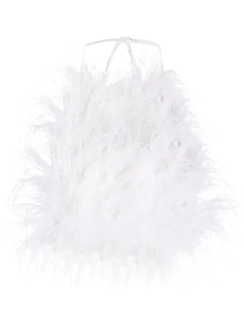 Haut crop Joey à détails de plumes - Cult Gaia - Modalova