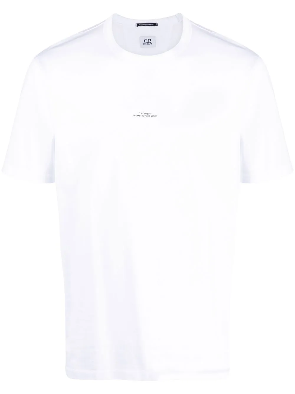 

C.P. Company logo-print cotton T-shirt - White