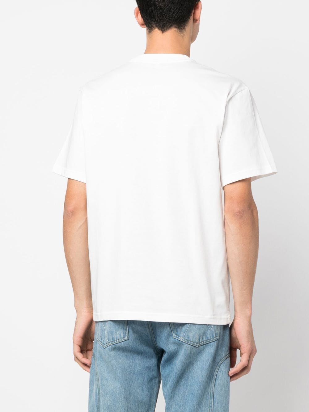 Shop Sunnei Slogan-print Cotton T-shirt In White