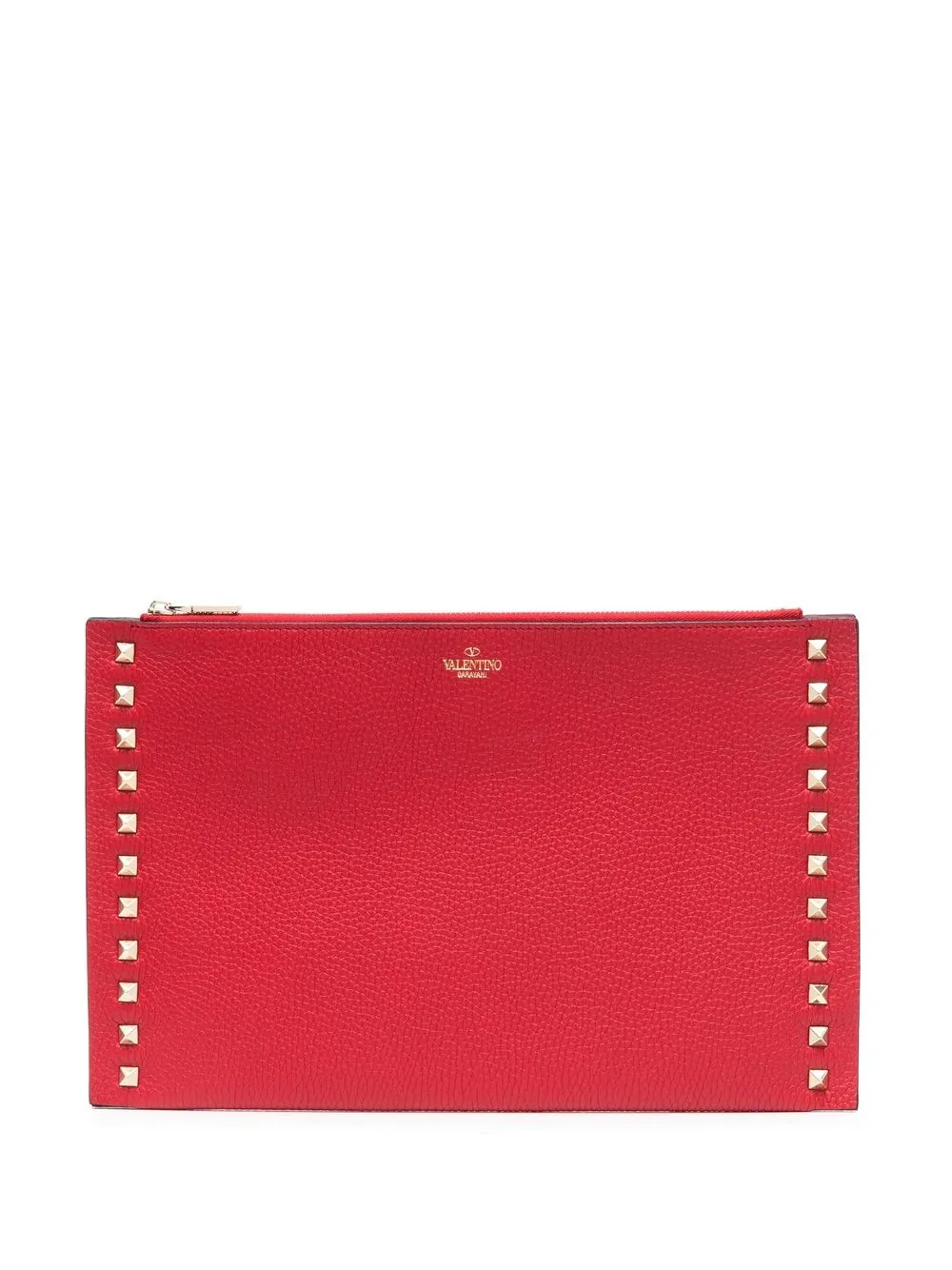 

Valentino Garavani bolsa de mano con apliques Rockstud - Rojo