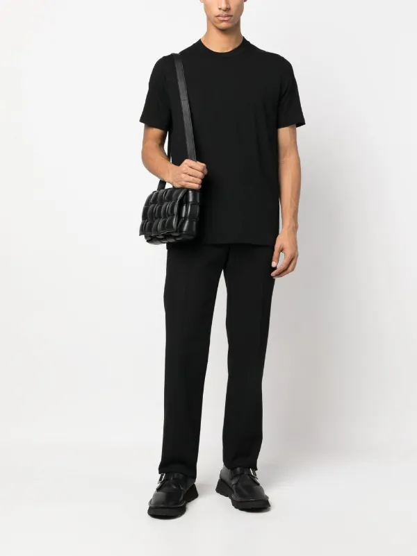 JIL SANDER｜SHORT-SLEEVED ROUND NECK T-SHIRTS (T-SHIRT C Jil Sander round-neck short-sleeve T-shirt | Black | FARFETCH CA