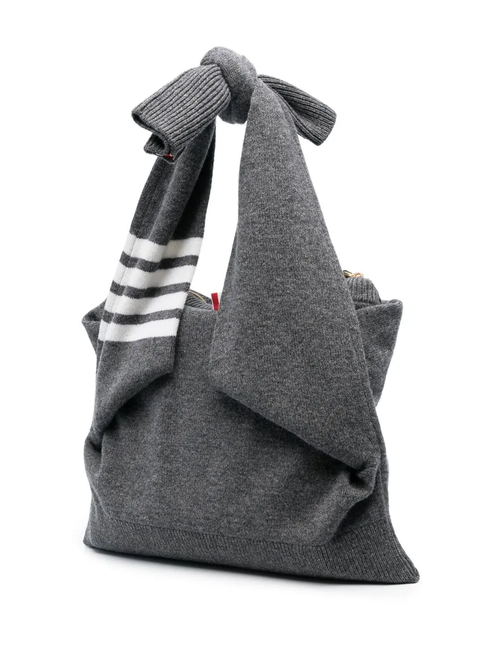  Thom Browne 4-bar Stripe Crossbody Bag - Grey 