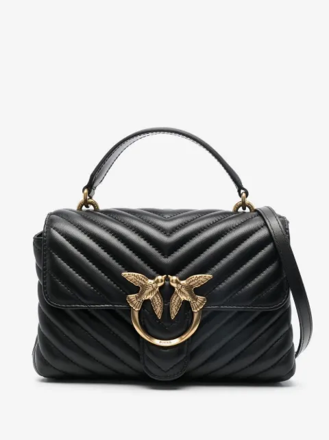 PINKO small Love Lady Puff quilted top-handle bag