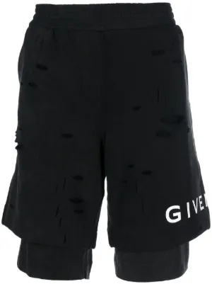 Givenchy Khaki Chito Edition Allover Family Boxing Shorts for Men