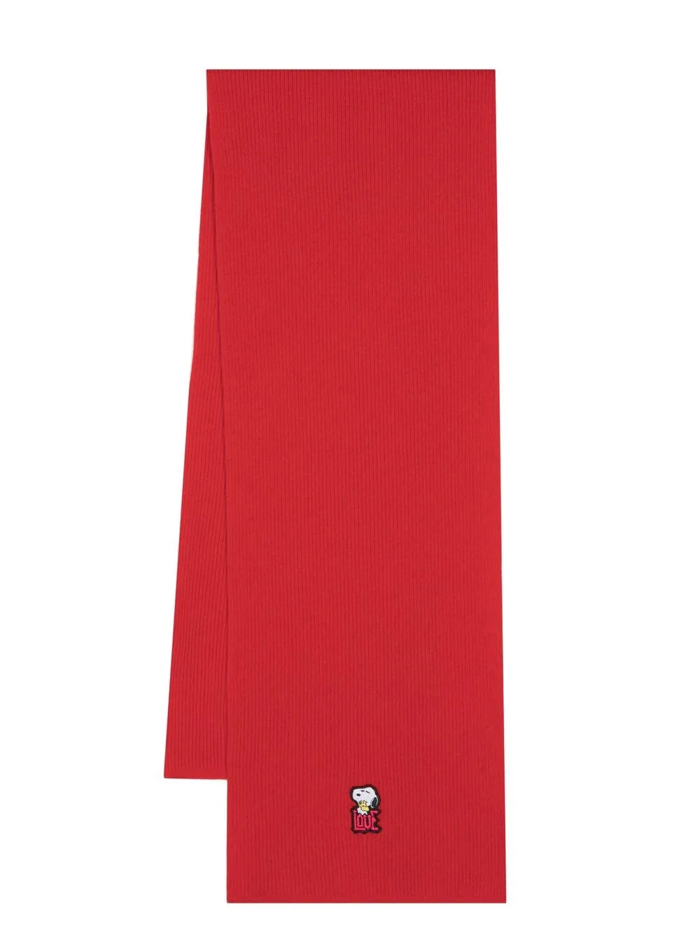 

Philosophy Di Lorenzo Serafini Snoopy Love-patch scarf - Red